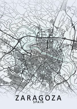 Zaragoza White City Map