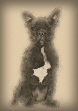 French bulldog puppy 5 mon