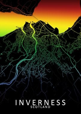 Inverness Rainbow City Map