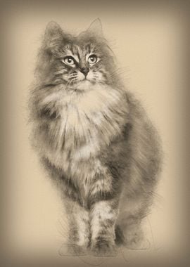 Norwegian Forest Cat 1 and