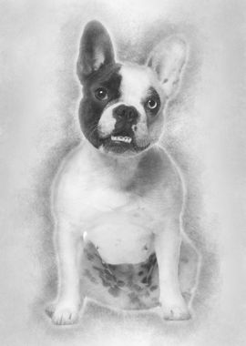 French Bulldog sitting