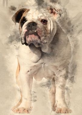 English bulldog 7 months o