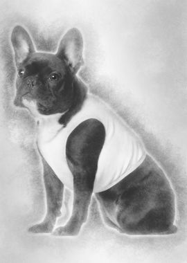 Portrait of French Bulldog