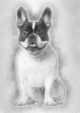 Portrait of French Bulldog