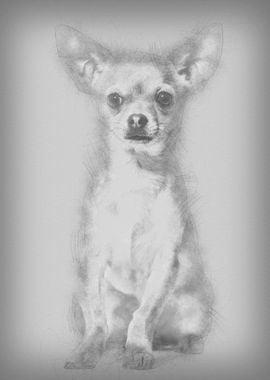 Chihuahua dog 6 months old