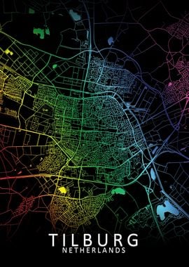 Tilburg Rainbow City Map