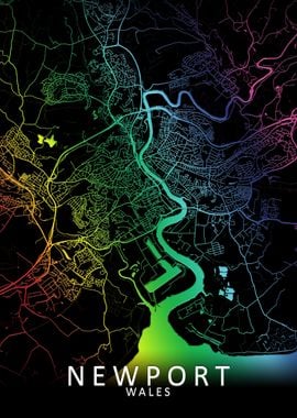 Newport Rainbow City Map