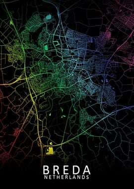 Breda Rainbow City Map