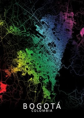 Bogota Rainbow City Map