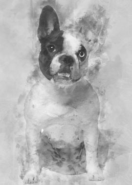 French Bulldog sitting