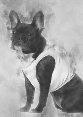 Portrait of French Bulldog