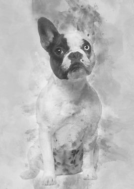 French Bulldog sitting