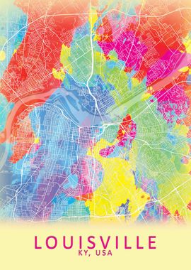 Louisville Splash City Map