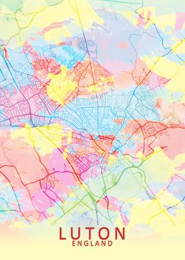 Luton Splash City Map