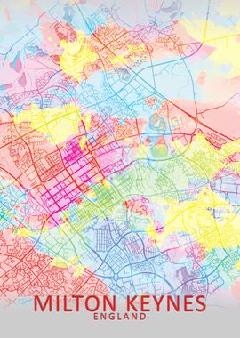 Milton Keynes Splash Map