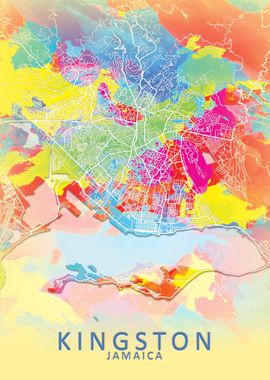 Kingston Colour Splash Map