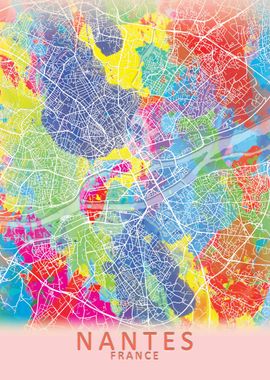 Nantes Splash City Map