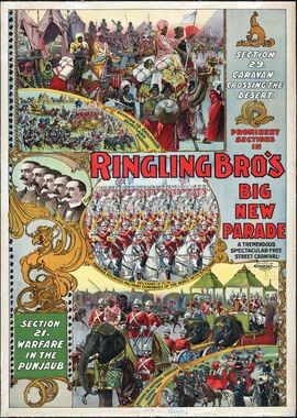 Ringling Bros Poster 1899