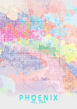 Phoenix Splash City Map