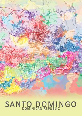 Santo Domingo Splash Map