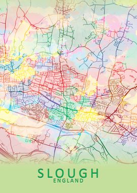 Slough Splash City Map