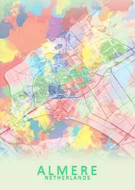 Almere Splash City Map 