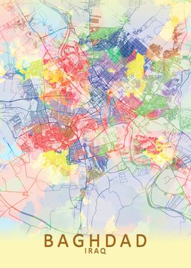 Baghdad Splash City Map