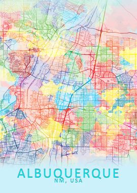 Albuquerque Splash CityMap