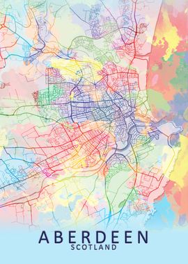 Aberdeen Splash City Map