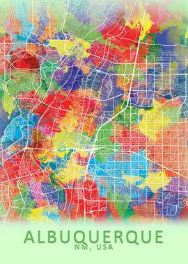 Albuquerque Splash CityMap