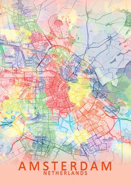 Amsterdam Splash City Map