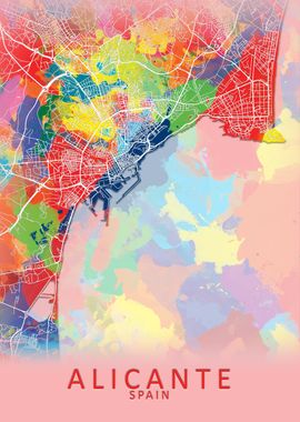Alicante Splash City Map