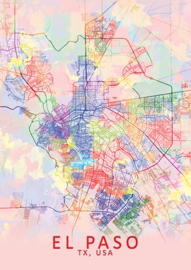 El Paso Splash City Map