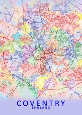 Coventry Splash City Map