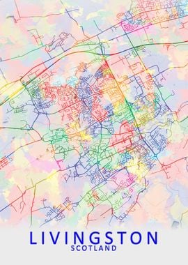 Livingston Splash City Map