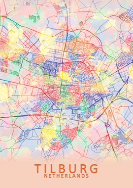 Tilburg Splash City Map