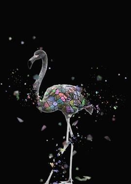 La mosaique flamand rose