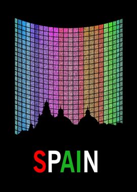 Spain Silhouette Art