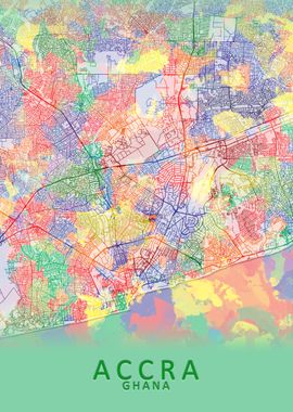 Accra Splash City Map