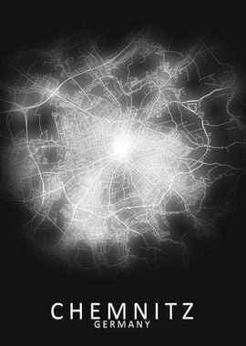 Chemnitz Germany City Map