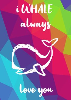 Rainbow Cute Whale 14