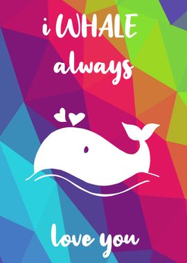 Rainbow Cute Whale 23