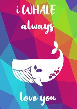 Rainbow Cute Whale 24