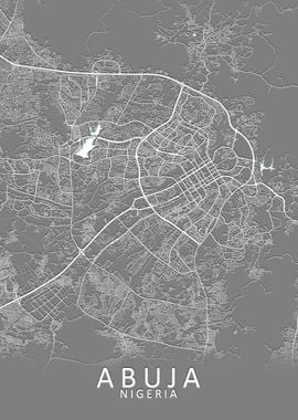 Abuja Nigeria City Map