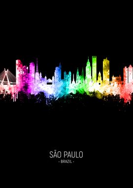 Sao Paulo Brazil Skyline