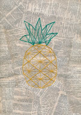 Vintage pineapple