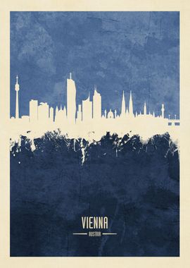 Vienna Austria Skyline