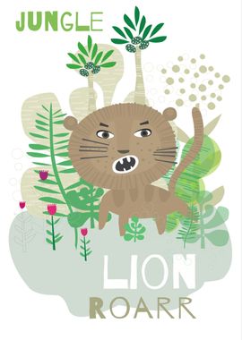 jungle lion roarr