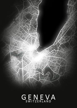 Geneva Switzerland Map