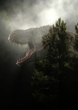 T Rex Movie Poster Design